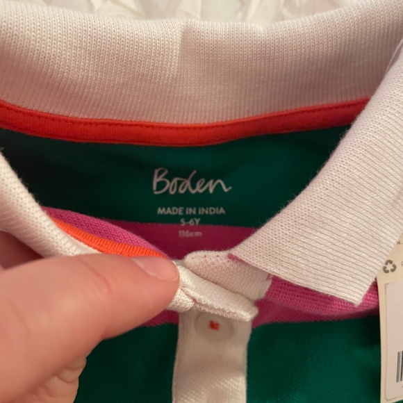 Boden Horse Rugby Stripe Dress - Picture 3 of 3